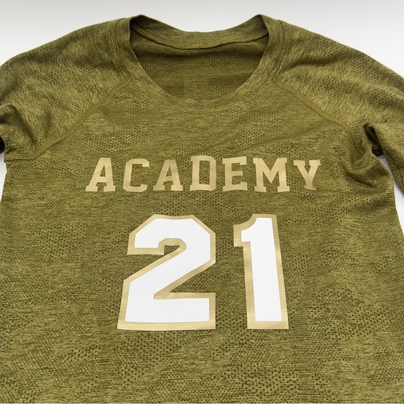 Lululemon Swiftly Tech Womens Fitted Long Sleeve T-Shrit Green Small Branded - Picture 4 of 13